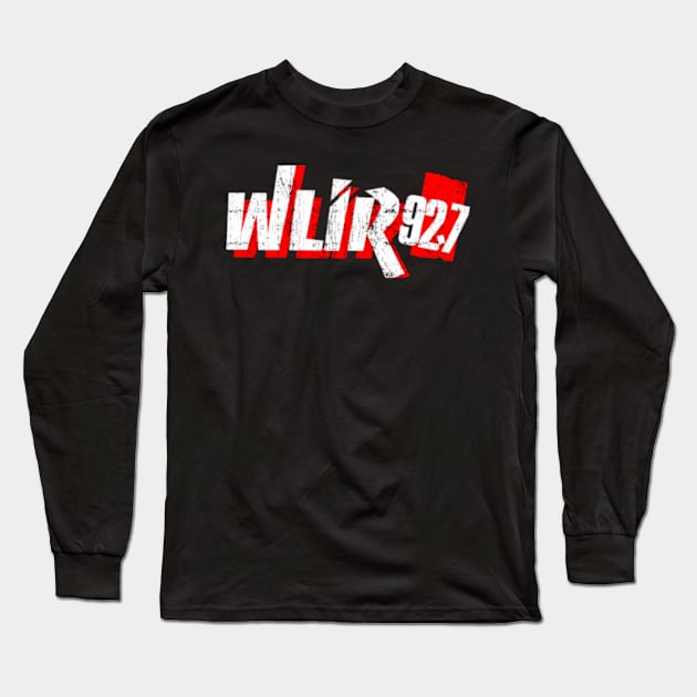 Wlir Radio Station Long Sleeve T-Shirt by Aejacklin